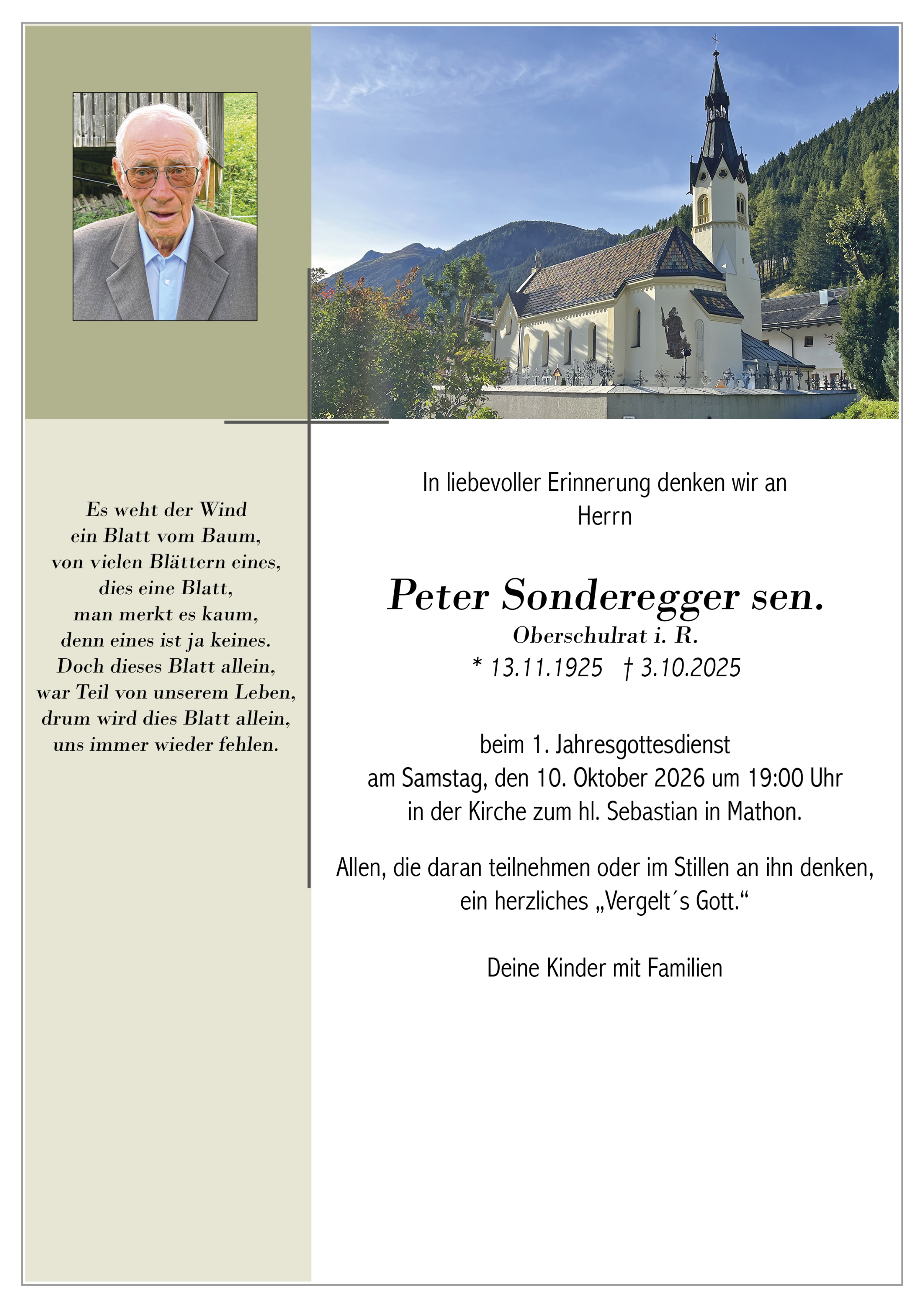 Peter Sonderegger sen.